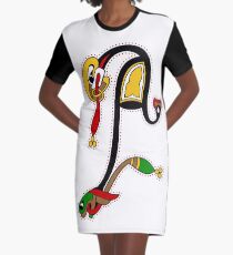 Kells Letter A (color) Graphic T-Shirt Dress