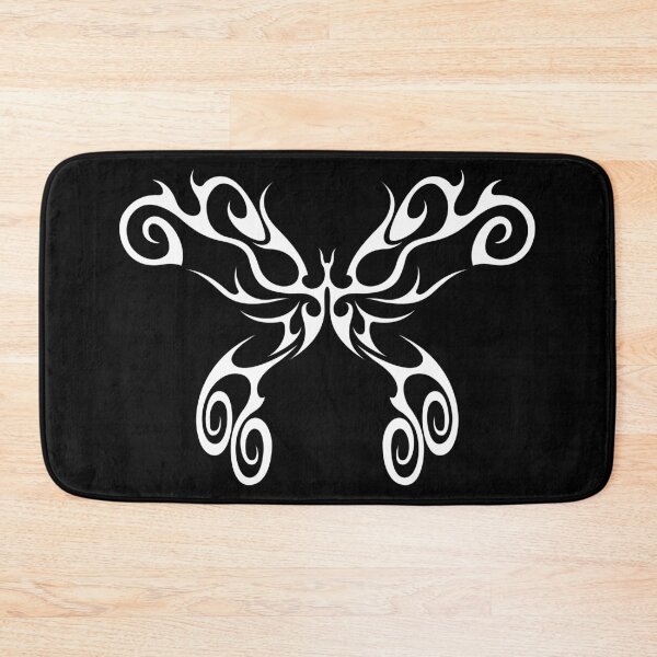 Item preview, Butterfly tattoo tribal illustration white designed and sold by Almusawwir.