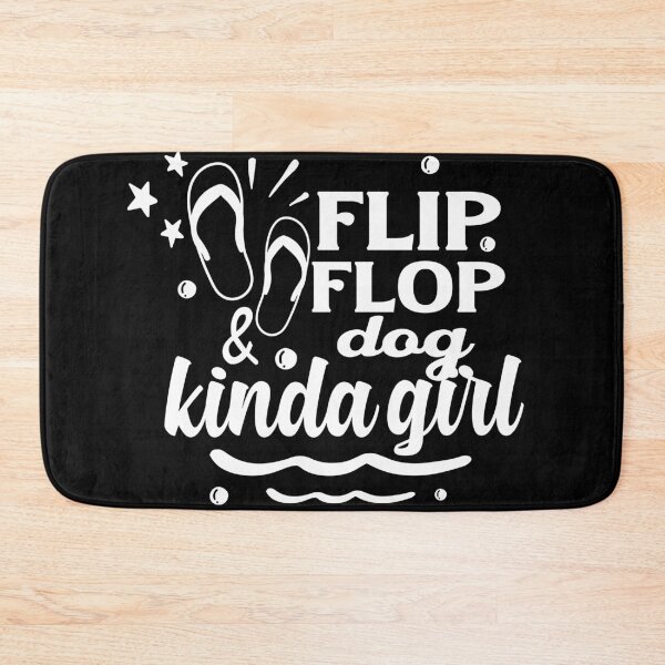 Item preview, im flip flops and dogs kinda girl happy summer holiday at the beach for mom for sister or for friend designed and sold by mydreamcatcher.