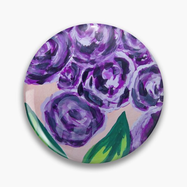Item preview, Large Purple Roses and leaves designed and sold by Yvoreed.