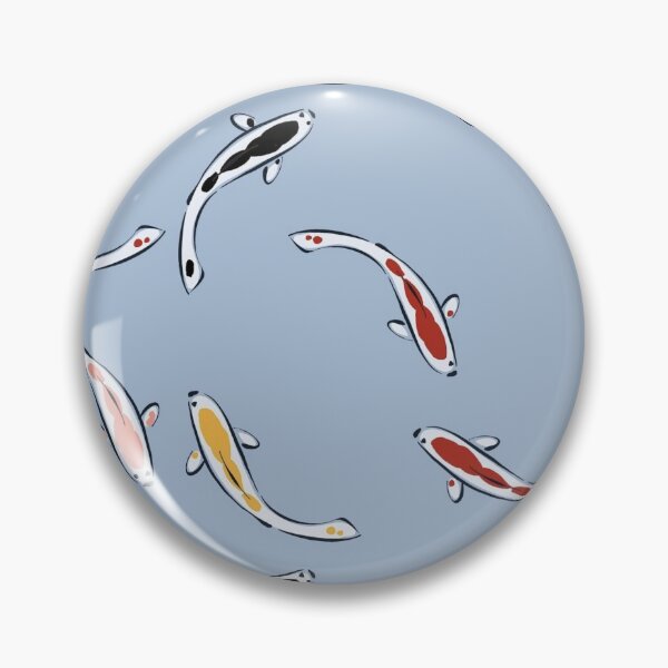 Item preview, swimming koi  designed and sold by Broken Antler Designs .