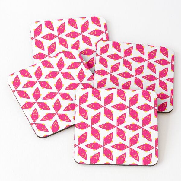 Item preview, Super Bright and Colorful Geometric Seamless Pattern in Pink, Yellow and White designed and sold by cozycaroline.