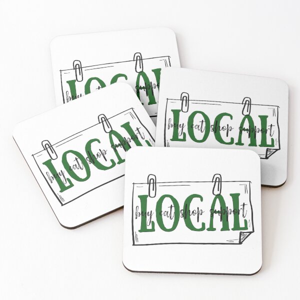 Item preview, Buy Eat Shop Support Local designed and sold by Martini-Four.
