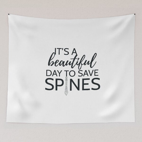 Item preview,  It's It's beautiful day to save spine funny funny chiropractic women and men designed and sold by patroart.
