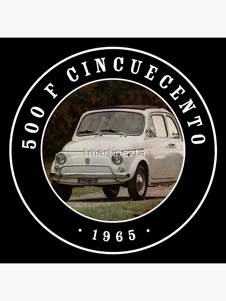 Fiat 500 F 1965 Vintage Classic Cinquecento Italian Sports Car  Photographic Print for Sale by tmartinezta