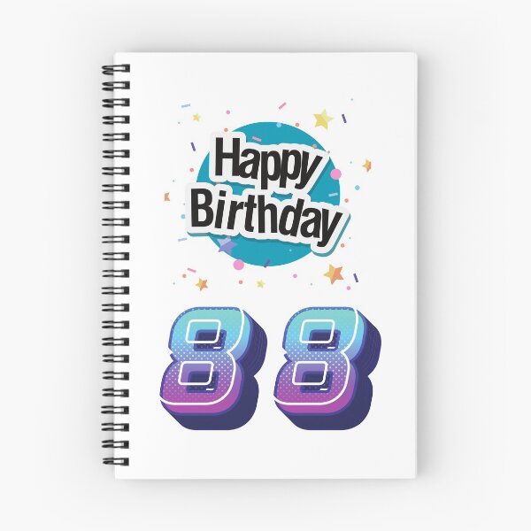 Item preview, Happy birthday - 88 Years - Regalo de cumpleaños de moda designed and sold by Etpramouss.
