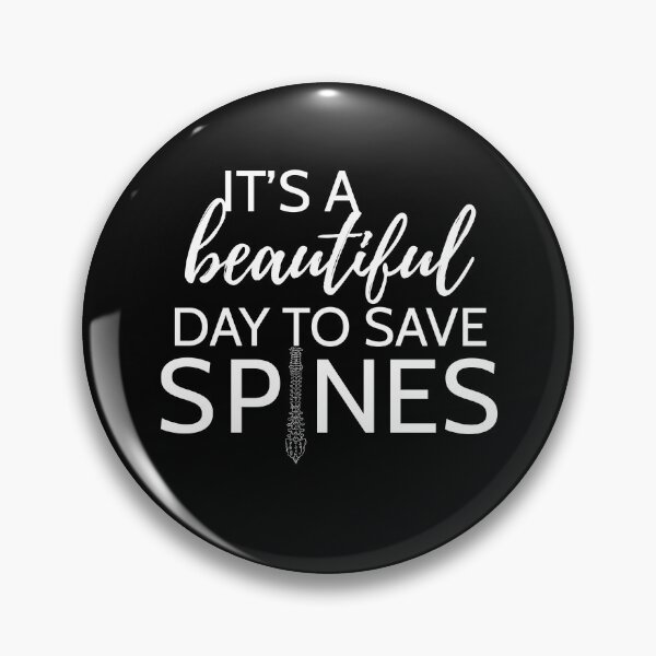 Item preview,  It's It's beautiful day to save spine funny funny chiropractic women and men designed and sold by patroart.