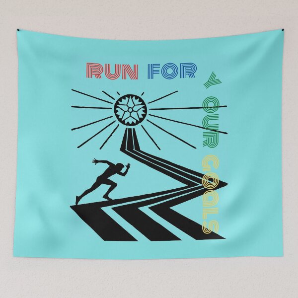Item preview, RUN FOR YOUR GOALS designed and sold by Perceptible.