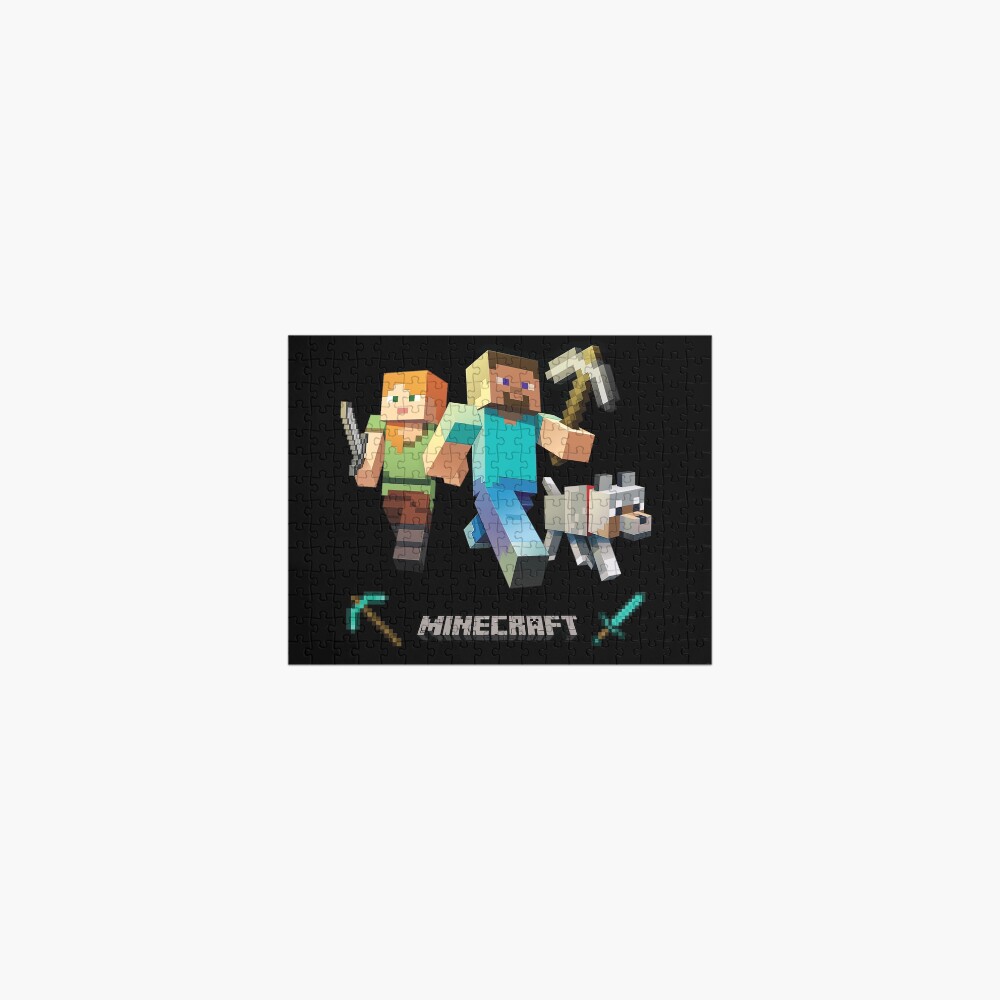 Minecraft Heroes Jigsaw Puzzle