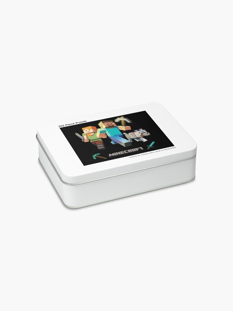 Alternate view of Minecraft Heroes Jigsaw Puzzle