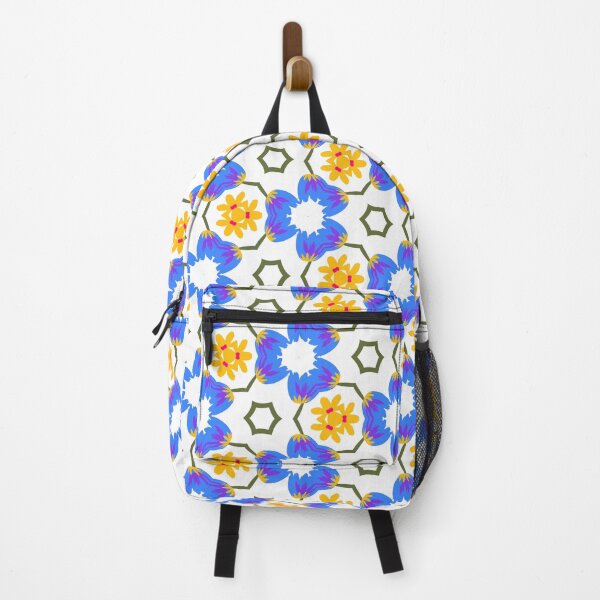Artikelvorschau, Super Bright and Colorful Geometric Seamless Pattern of Orange an Yellow Flowers entworfen und verkauft von cozycaroline.