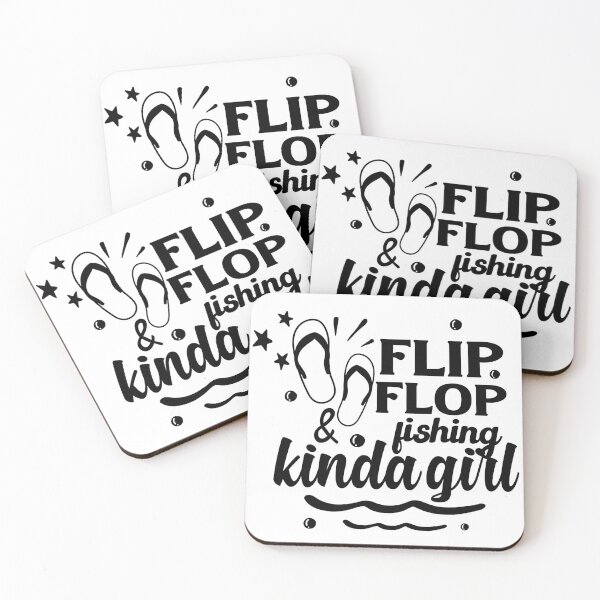 Item preview,  im flip flops and fishing kinda girl happy summer holiday at the beach for mom for sister or for friend designed and sold by mydreamcatcher.