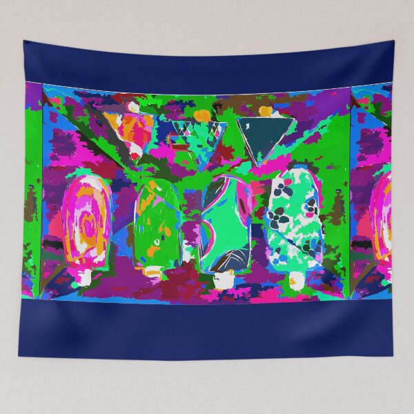 Item preview, My Ice creams on dark blue designed and sold by LATIGO BAYNE.