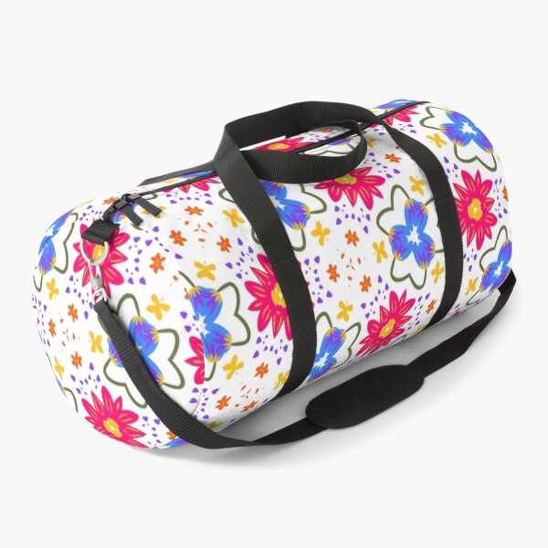 Item preview, Super Bright and Colorful Geometric Seamless Pattern of Orange an Yellow Flowers designed and sold by cozycaroline.