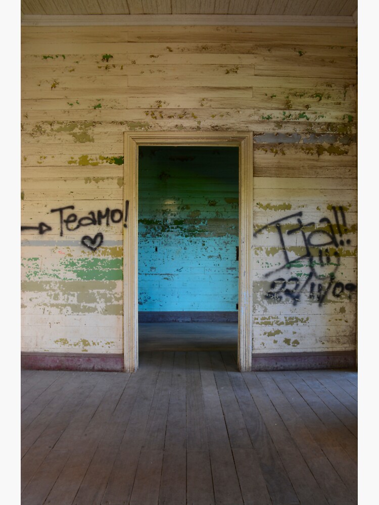 Thumbnail 3 of 3, Sticker, Blue Room - Abandoned Sanatorium in Costa Rica designed and sold by StephVonAwesome.