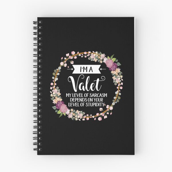 Item preview, I'm A Valet My Level Of Sarcasm Depends On Your Stupidity, Valet shirt, gifts for her, best friend gift Unique Gift Office Desk designed and sold by Orange Pieces.