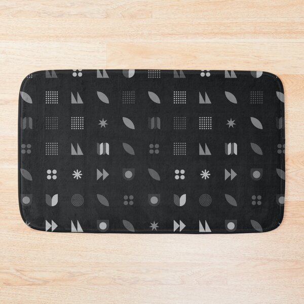 Item preview, Black Geometric pattern designed and sold by Colandia.