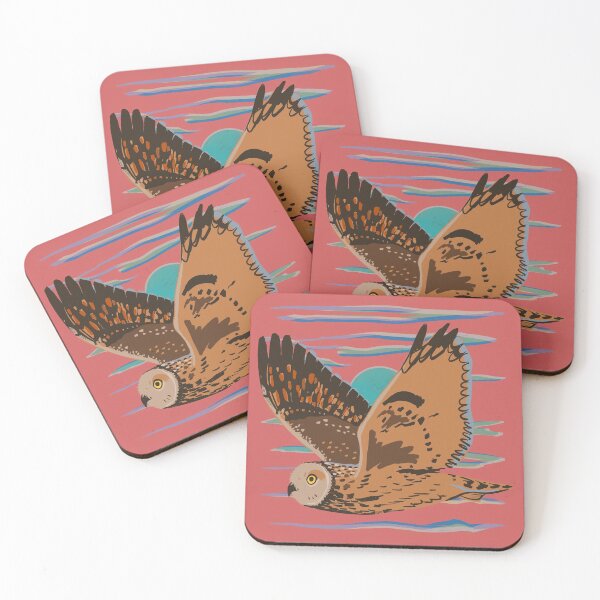 Item preview, Short-eared Owl designed and sold by Adrielle-art.