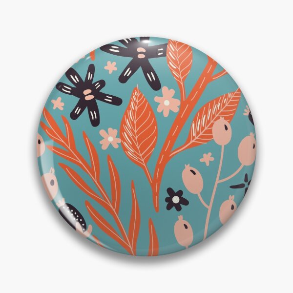 Item preview, Blue orange garden  designed and sold by MamaMiaomiao.