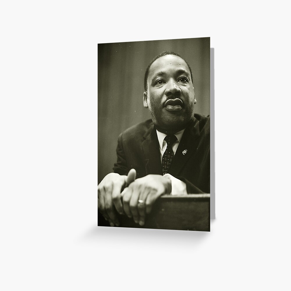 "Martin Luther King Jr. 1964" Greeting Card for Sale by OrcaArtGallery