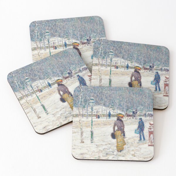 Item preview, Impressionist Art New York Street (1902) by Frederick Childe Hassam designed and sold by Designedbysm.