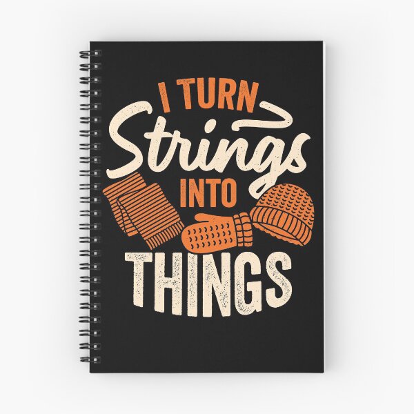 Item preview, I Turn Strings Into Things Knitting Knitter Gift designed and sold by Marcid95.