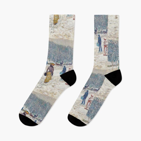 Item preview, Impressionist Art New York Street (1902) by Frederick Childe Hassam designed and sold by Designedbysm.