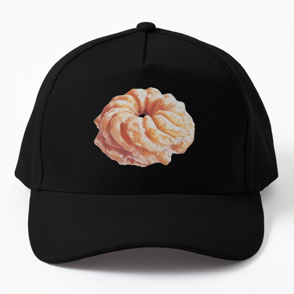 Honey Cruller 2 - donut painting (no background) Baseball Cap