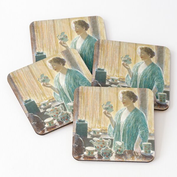 Item preview, Impressionist Art Strawberry Tea Set (1912) by Frederick Childe Hassam designed and sold by Designedbysm.