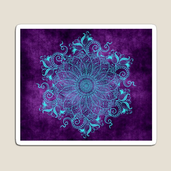 Mandala - Grape Magnet