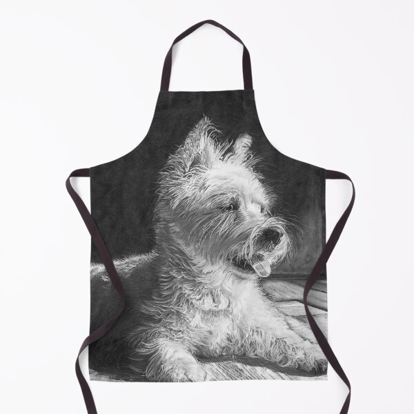 Item preview, Wrigley the Westie Pet Portrait Commission designed and sold by chstudios.