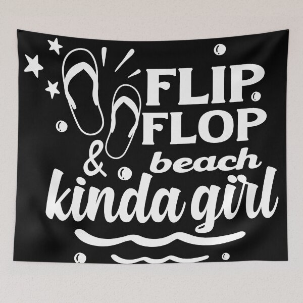 Item preview,  im flip flops and beach kinda girl happy summer holiday at the beach for mom for sister or for friend designed and sold by mydreamcatcher.