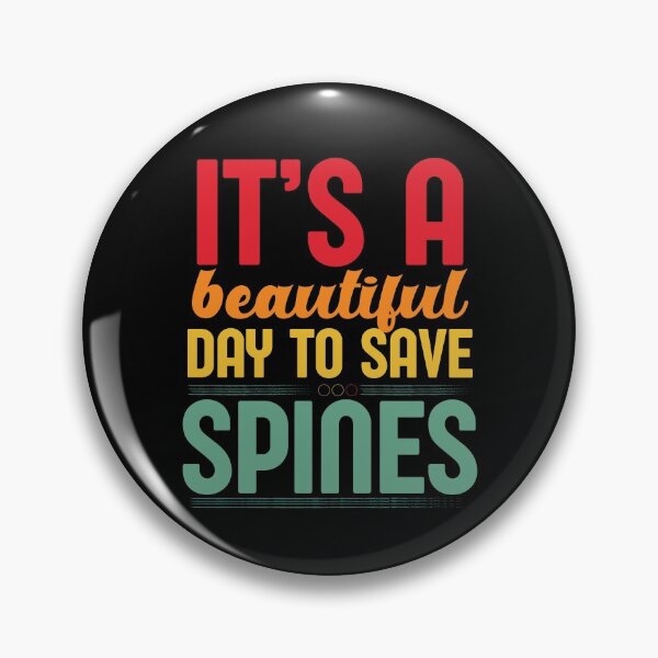 Item preview, It's It's beautiful day to save spine funny funny chiropractic women and men designed and sold by patroart.