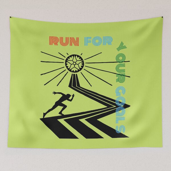 Item preview, RUN FOR YOUR GOALS designed and sold by Perceptible.