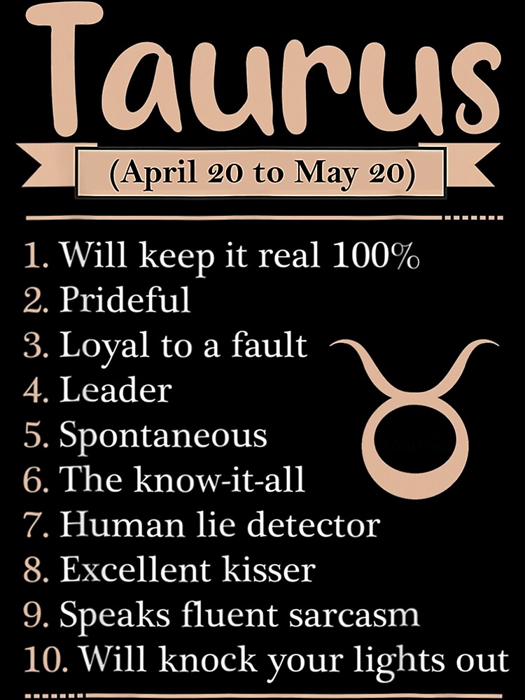 Taurus Zodiac Sign Astrology April May Birthday