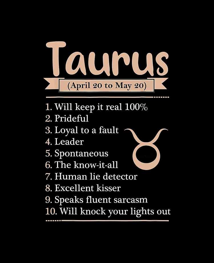 Taurus Zodiac Sign Astrology April May Birthday