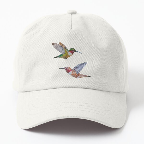 Hummingbirds set (Rufous & Ruby throated) Dad Hat
