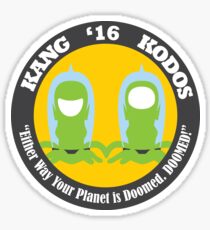 Vote Kang - Kodos '16 — Sticker Sticker