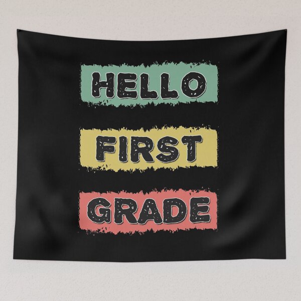 Item preview, Hello First Grade Awesome Back to School  RETRO Gift for Kids and Teachers designed and sold by Naumovski.