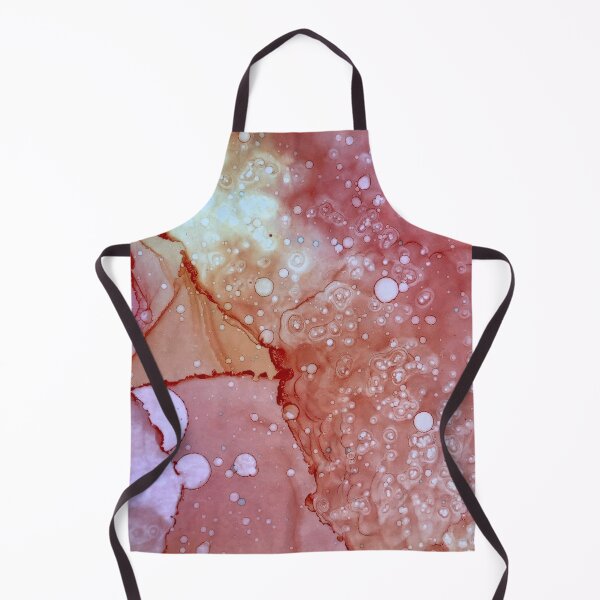 Item preview, Pink Orange Abstract 72721, Modern Alcohol Ink Painting by Herzart designed and sold by herzart.