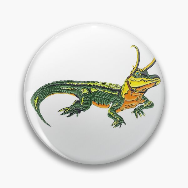 Artikelvorschau, Loki Gator Alligator Loki Croki Krokodil Gott des Unfugs entworfen und verkauft von loka-Art.
