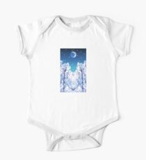 White Woods Snow One Piece - Short Sleeve