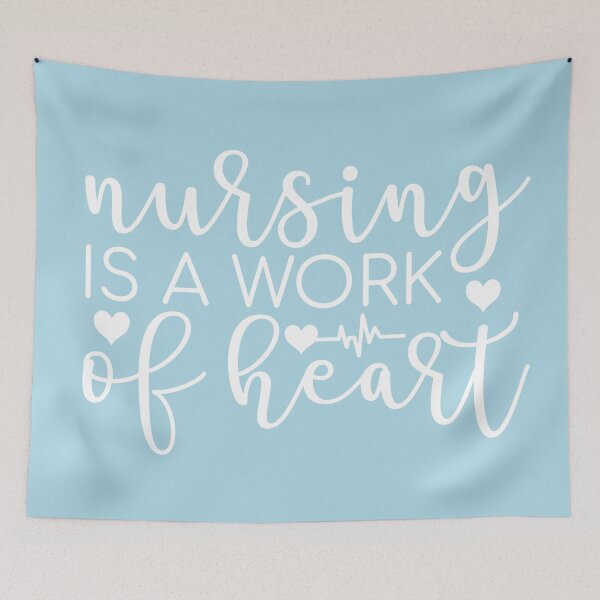 Item preview, Funny working nurse quote - funny/inspirational nurse gift (white/grey) designed and sold by PickaSticka.