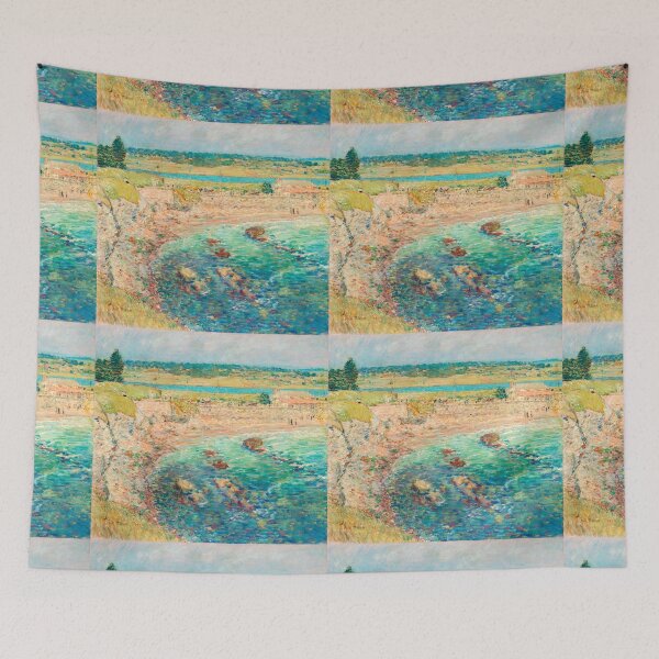Item preview, Impressionist Art Bailey’s Beach, Newport, R.I. (1901) by Frederick Childe Hassam designed and sold by Designedbysm.