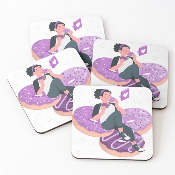 Item preview, For lovers of cute donuts from girls designed and sold by jemmyhassan.