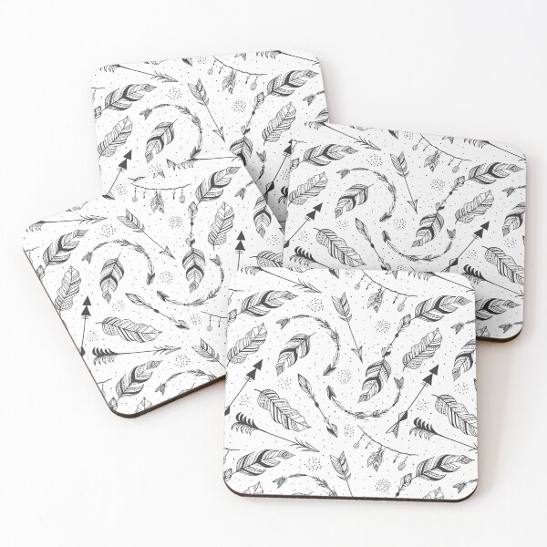 Item preview, Black and white feathers designed and sold by OtterFactory.