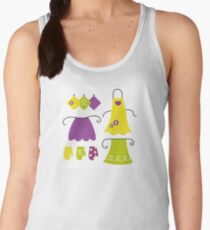 Stylized vintage apron collection - 60s and 70s Inspired Design Collection Women's Tank Top