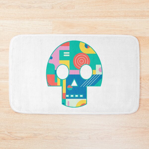 Item preview, Geometric Memphis Skull designed and sold by makart2.
