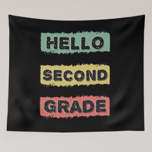 Item preview, Hello Second Grade Lovely Back to School RETRO Gift for Kids and Teachers designed and sold by Naumovski.