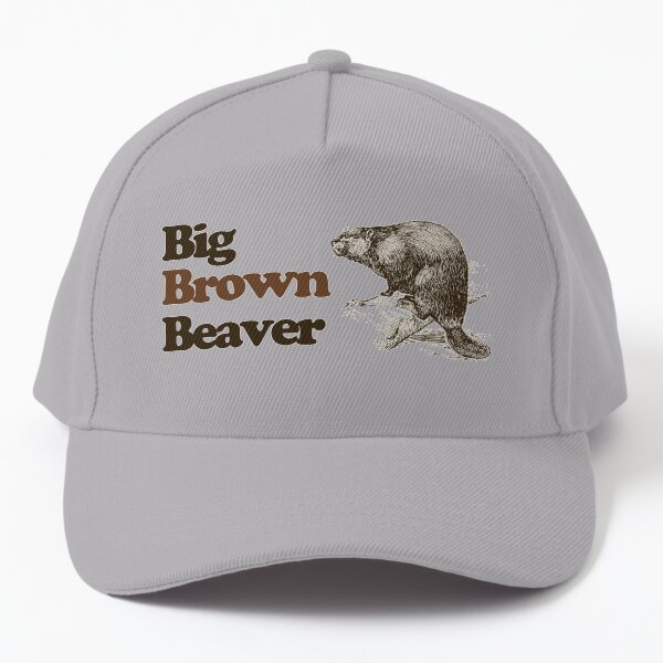 Big Brown Beaver - Vintage / Retro Scouter Scouts Leader Baseball Cap